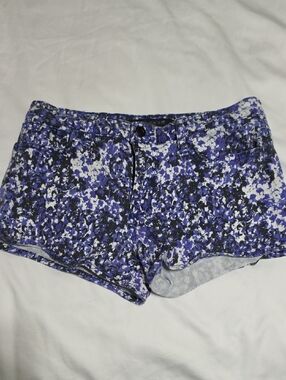 Joe's Jeans Purple Floral High-Waist Women's Shorts